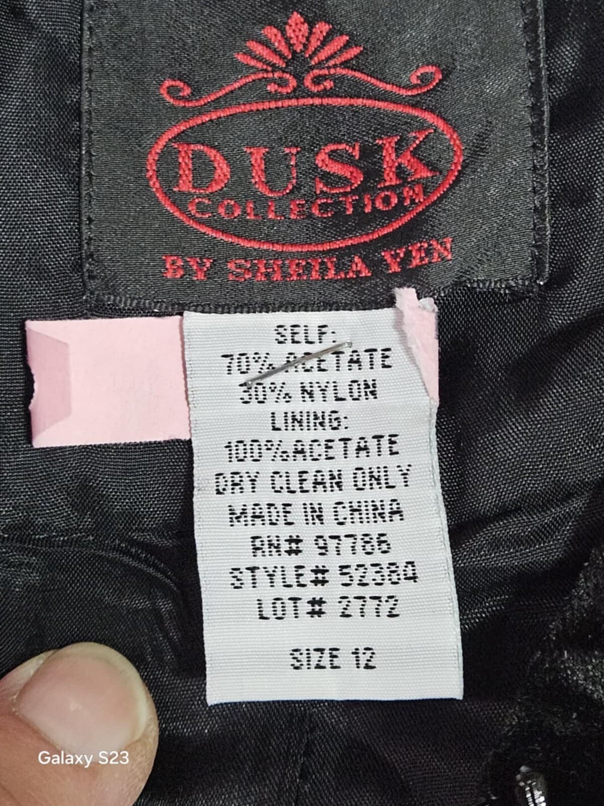 DUSK COLLECTION Women's Black layered Skirt Size 12 Tiered Retro Sequence Ruffle - Thumbnail 7