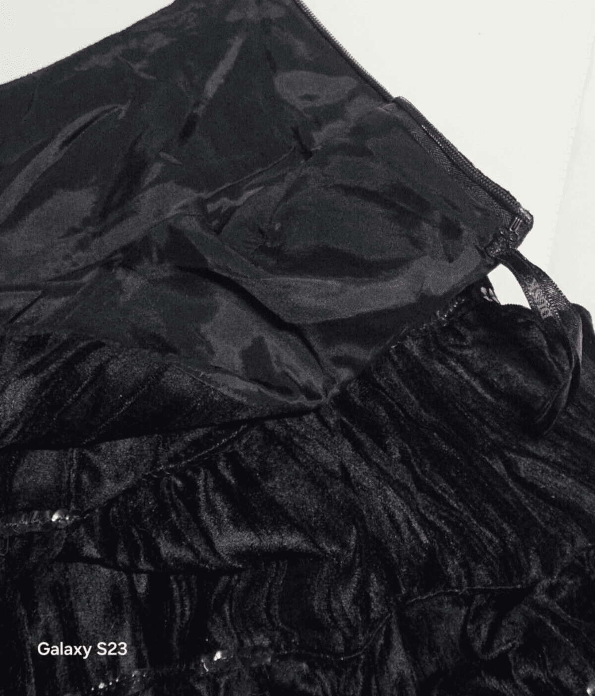 DUSK COLLECTION Women's Black layered Skirt Size 12 Tiered Retro Sequence Ruffle - Thumbnail 6