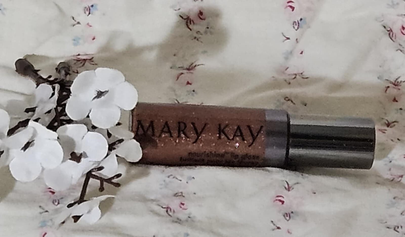 MARY KAY Lip Gloss Nourishine Full Size 7.7ml Bronze Bliss Rare Discontinued New - Thumbnail 4