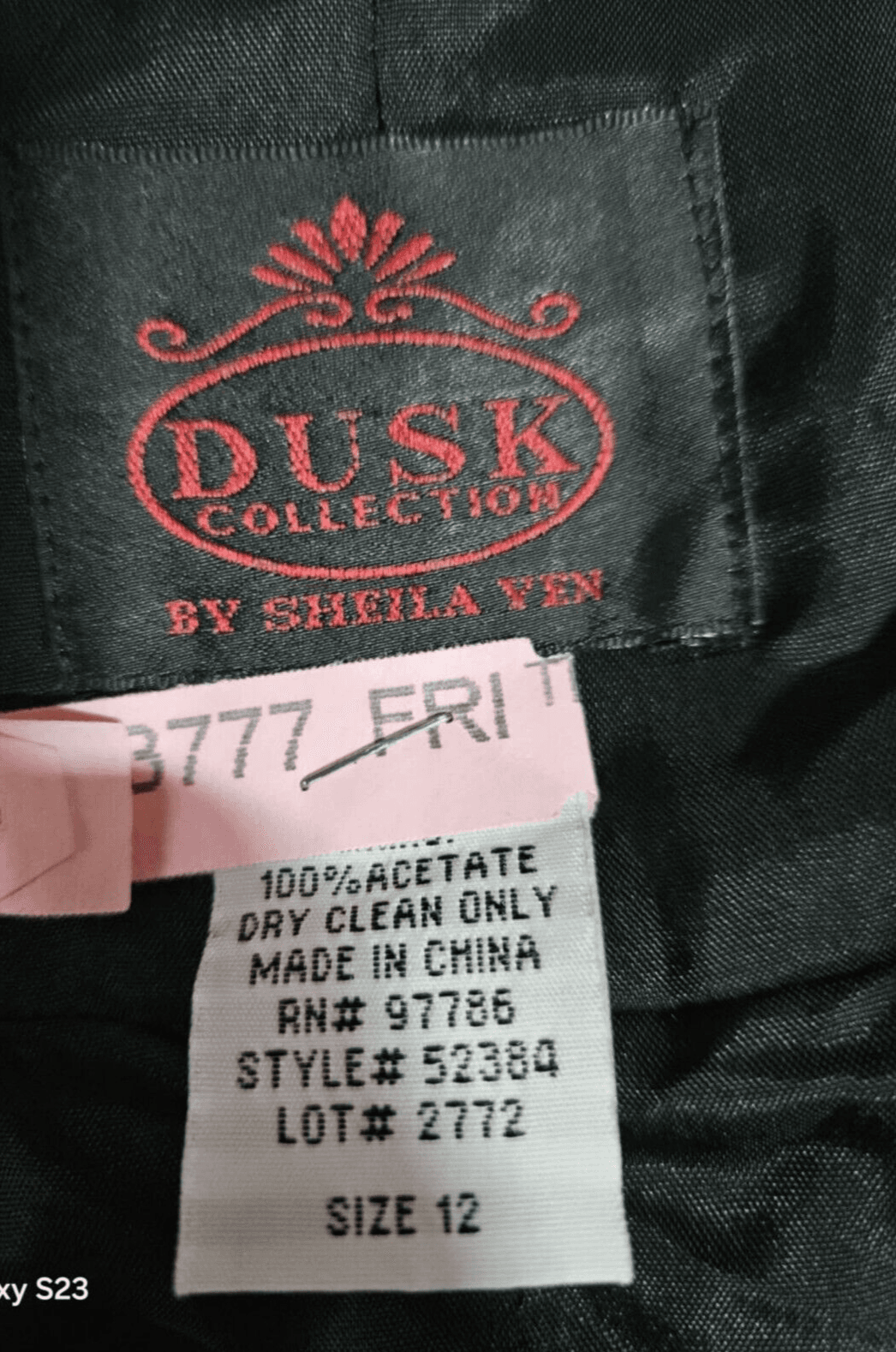 DUSK COLLECTION Women's Black layered Skirt Size 12 Tiered Retro Sequence Ruffle - Thumbnail 5