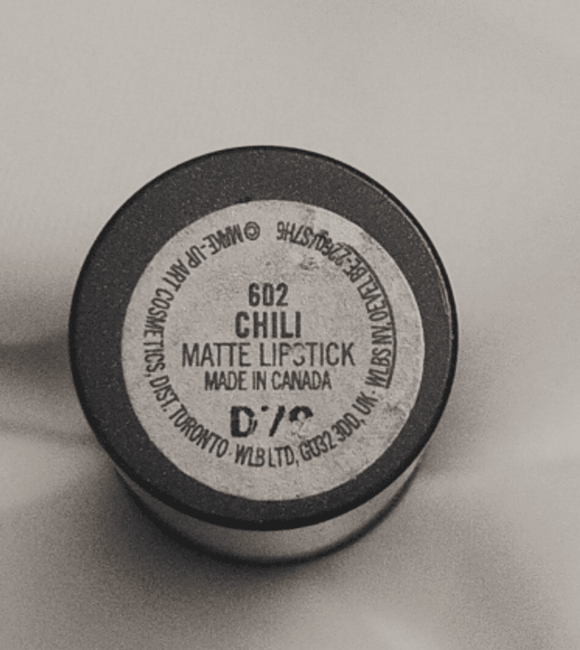 MAC matte Lipstick Mini Shade 602-chili NEW - Thumbnail 3