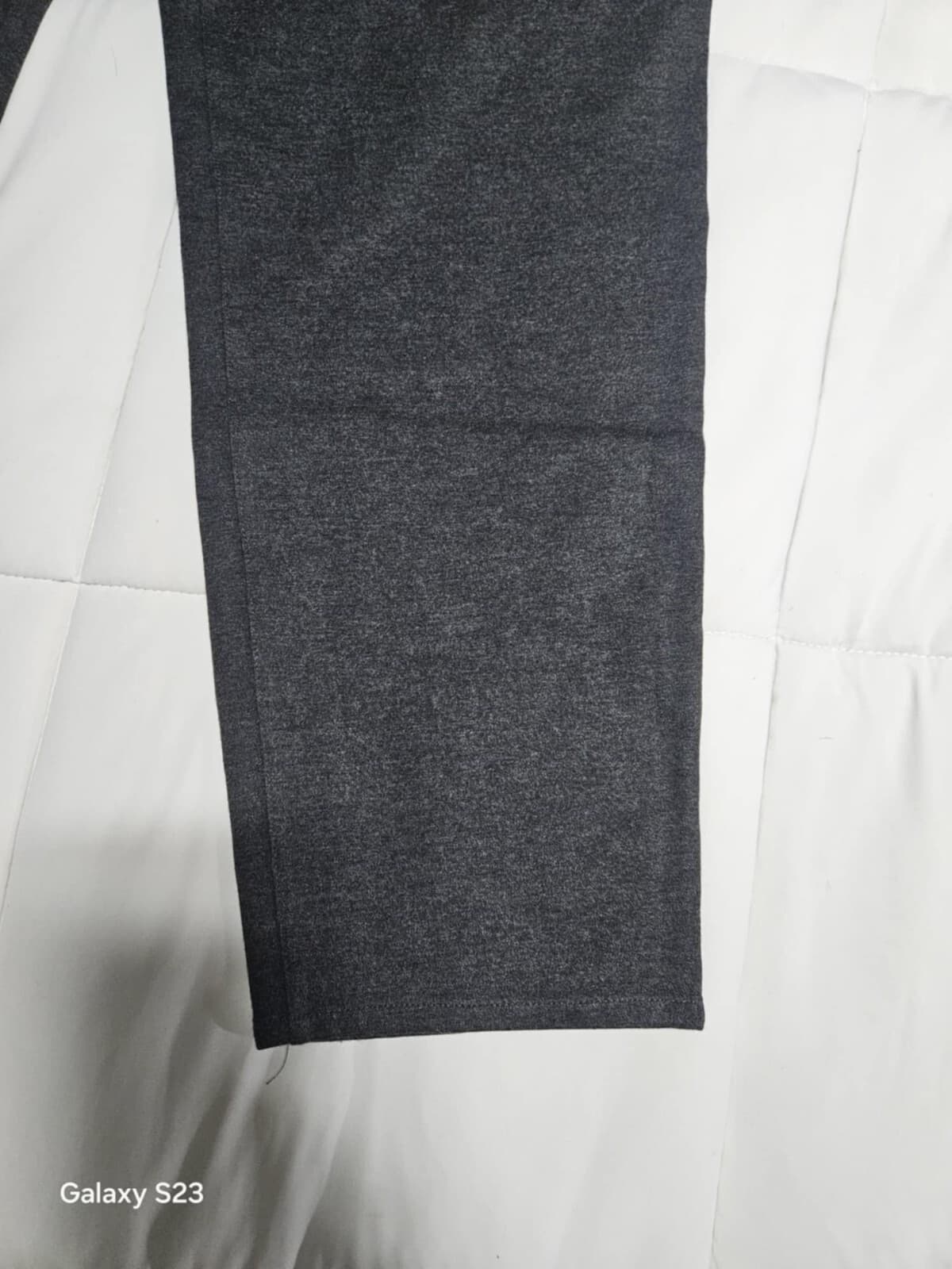 ED Love Women's Stretch Straight Legged High Rise Dress Pants Gray Jeans Size 14 - Thumbnail 4