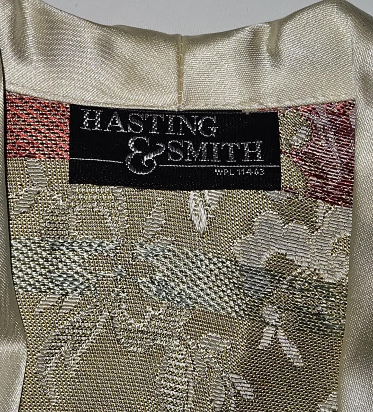 Hasting & Smith Women's Blazer White Floral Embroidered 22" X 21" X 28" Jacket - Thumbnail 3