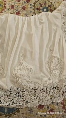 White House Black Market Shirt Womens White Lace Sleeveless Sz 2 - Thumbnail 10
