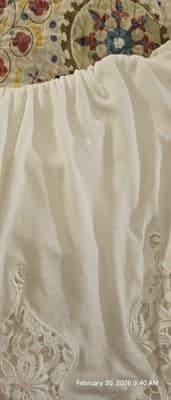 White House Black Market Shirt Womens White Lace Sleeveless Sz 2 - Thumbnail 12