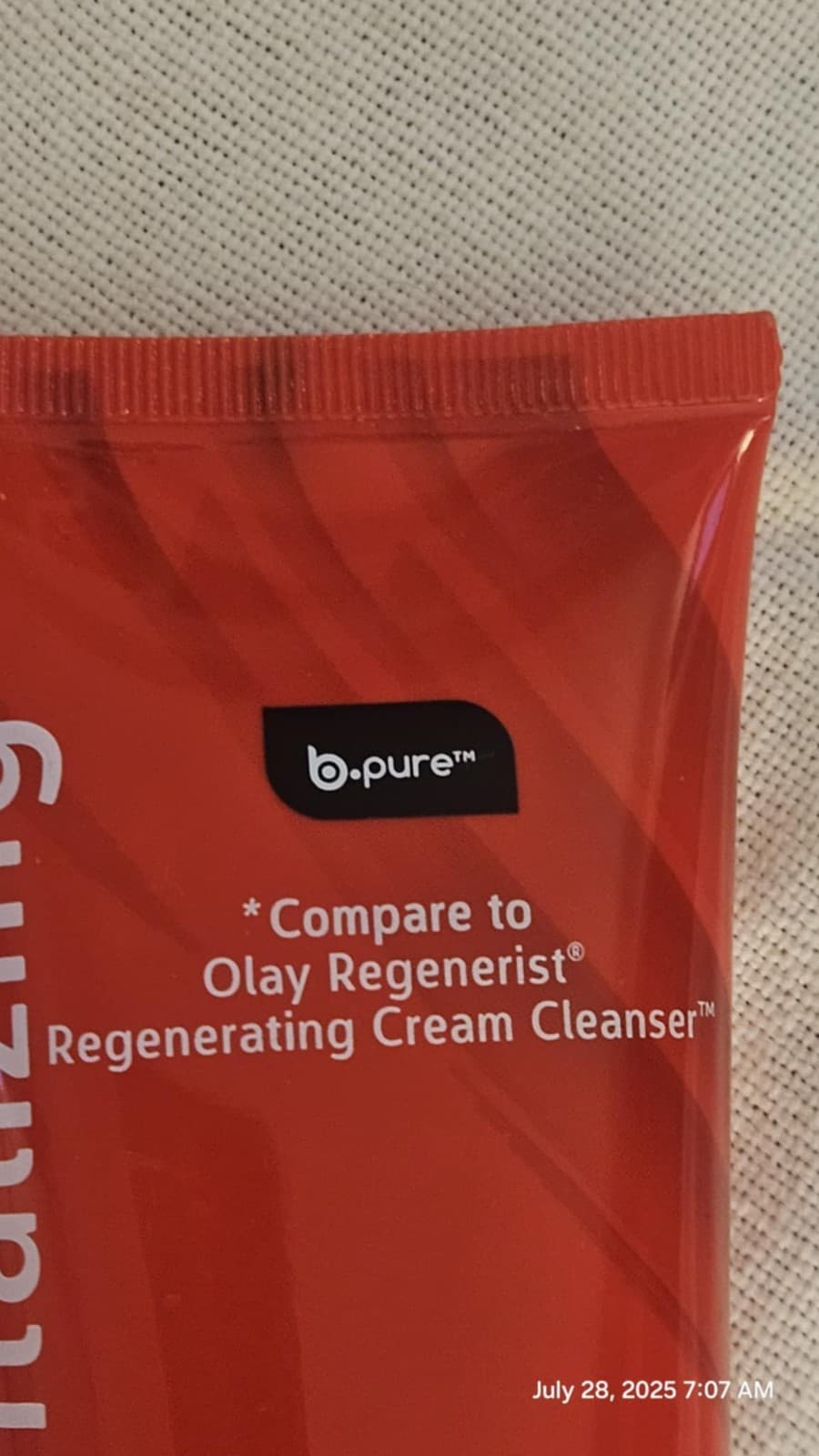 B PURE REVITALIZING FACE CREAM CLEANSER SMOOTH SKIN COMPARE OLAY REGENERIST - Thumbnail 5