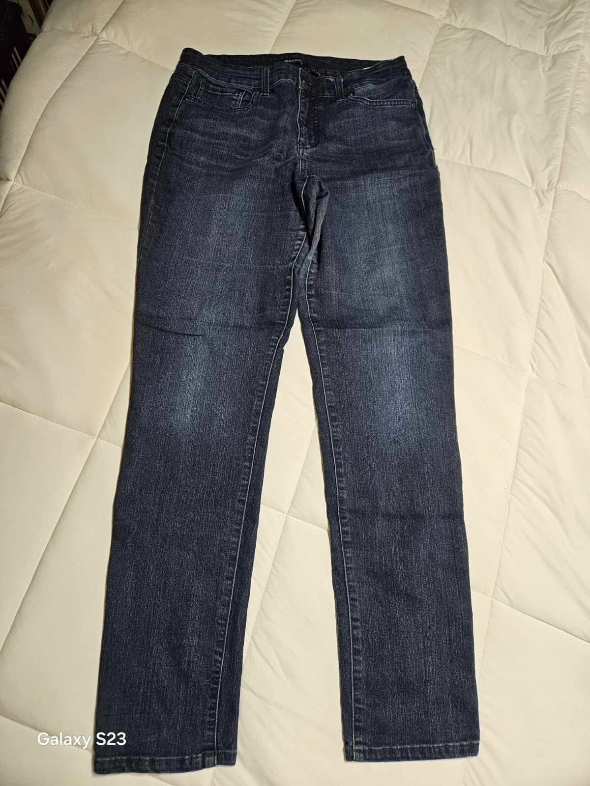 TRUE RELIGION Brand Women's Jeans Denim Med Wash Blue Straight Leg Pants Size 28 - Thumbnail 8