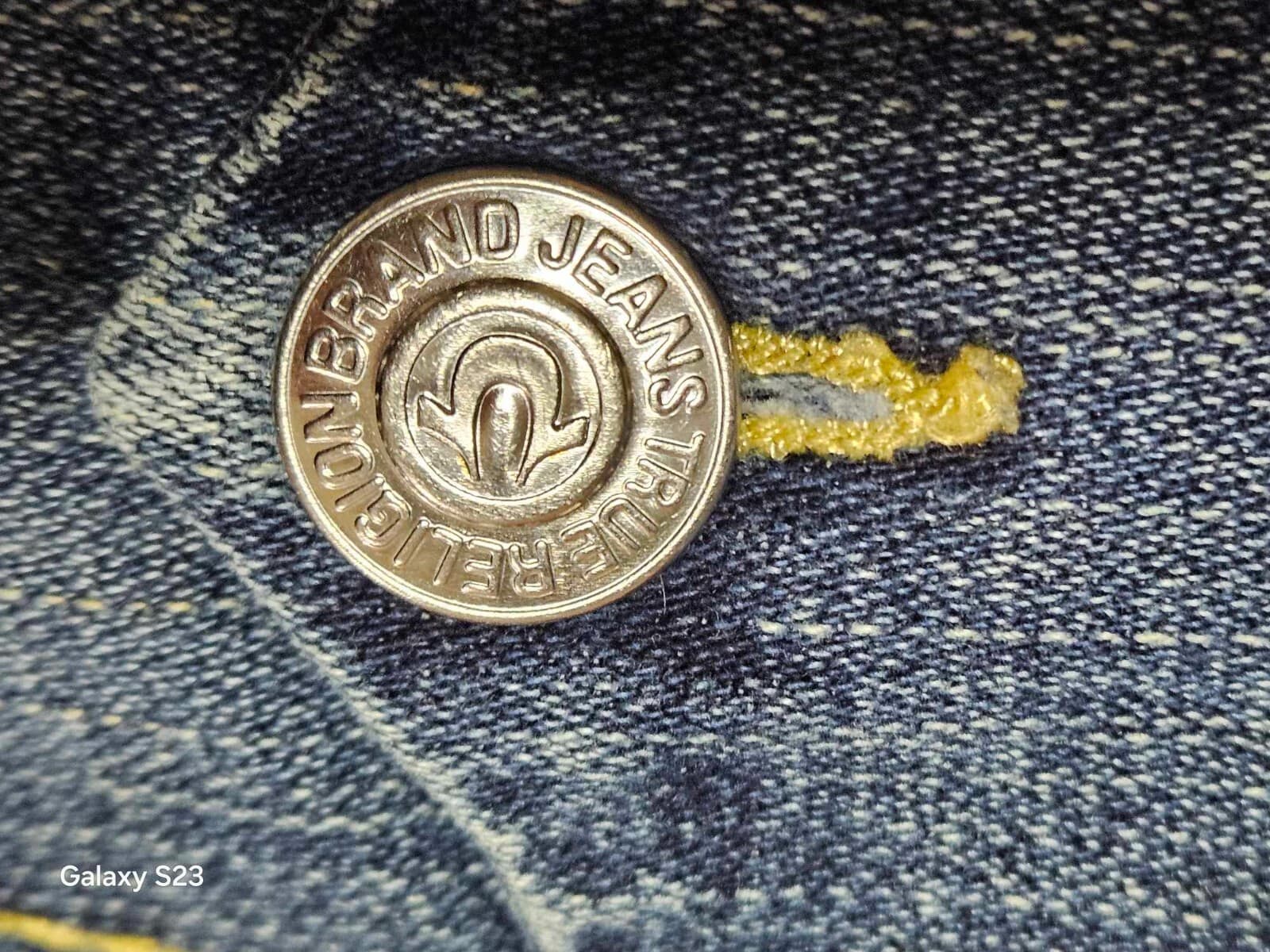 TRUE RELIGION Brand Women's Jeans Denim Med Wash Blue Straight Leg Pants Size 28 - Thumbnail 3