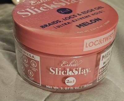 Esha Slick & Slay Braids Locs And Edge Gel Melon 5.07 Fl Oz 2 in 1 - Thumbnail 3