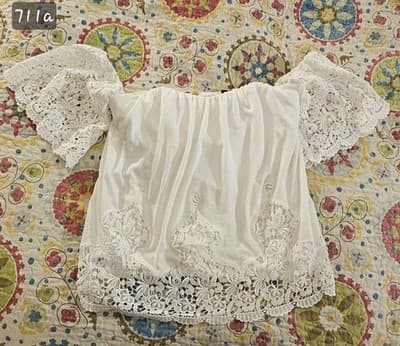 White House Black Market Shirt Womens White Lace Sleeveless Sz 2 - Thumbnail 9