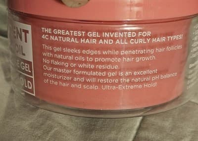 Esha Slick & Slay Braids Locs And Edge Gel Melon 5.07 Fl Oz 2 in 1 - Thumbnail 4