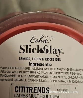 Esha Slick & Slay Braids Locs And Edge Gel Melon 5.07 Fl Oz 2 in 1 - Thumbnail 5