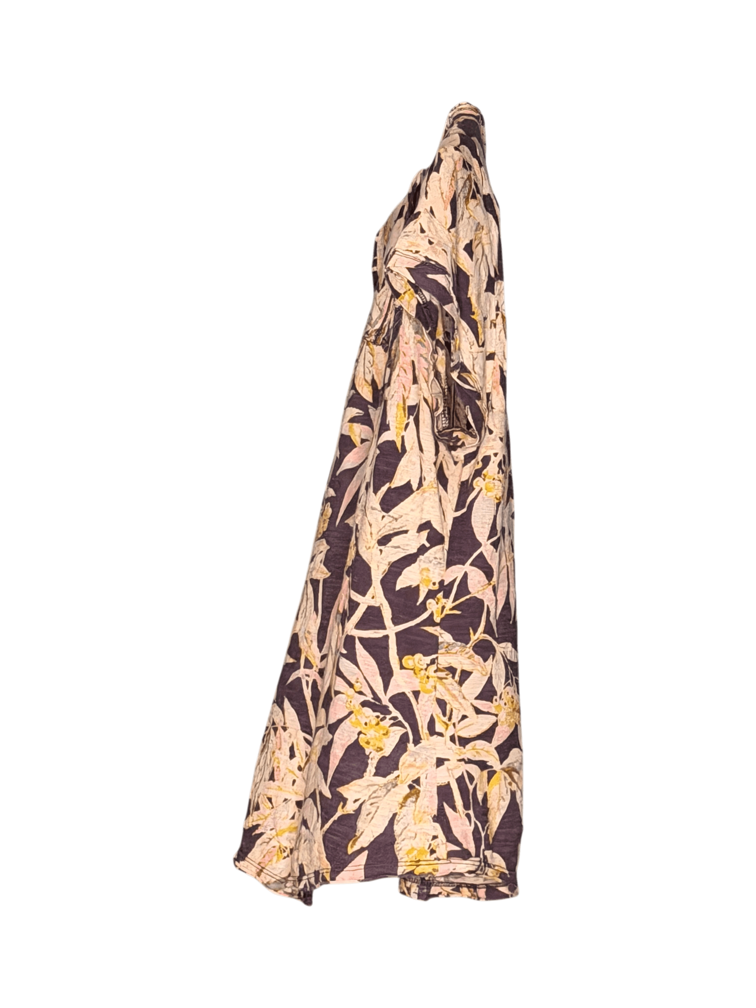 Pilcro Floral Print V-Neck Top XS - Thumbnail 2