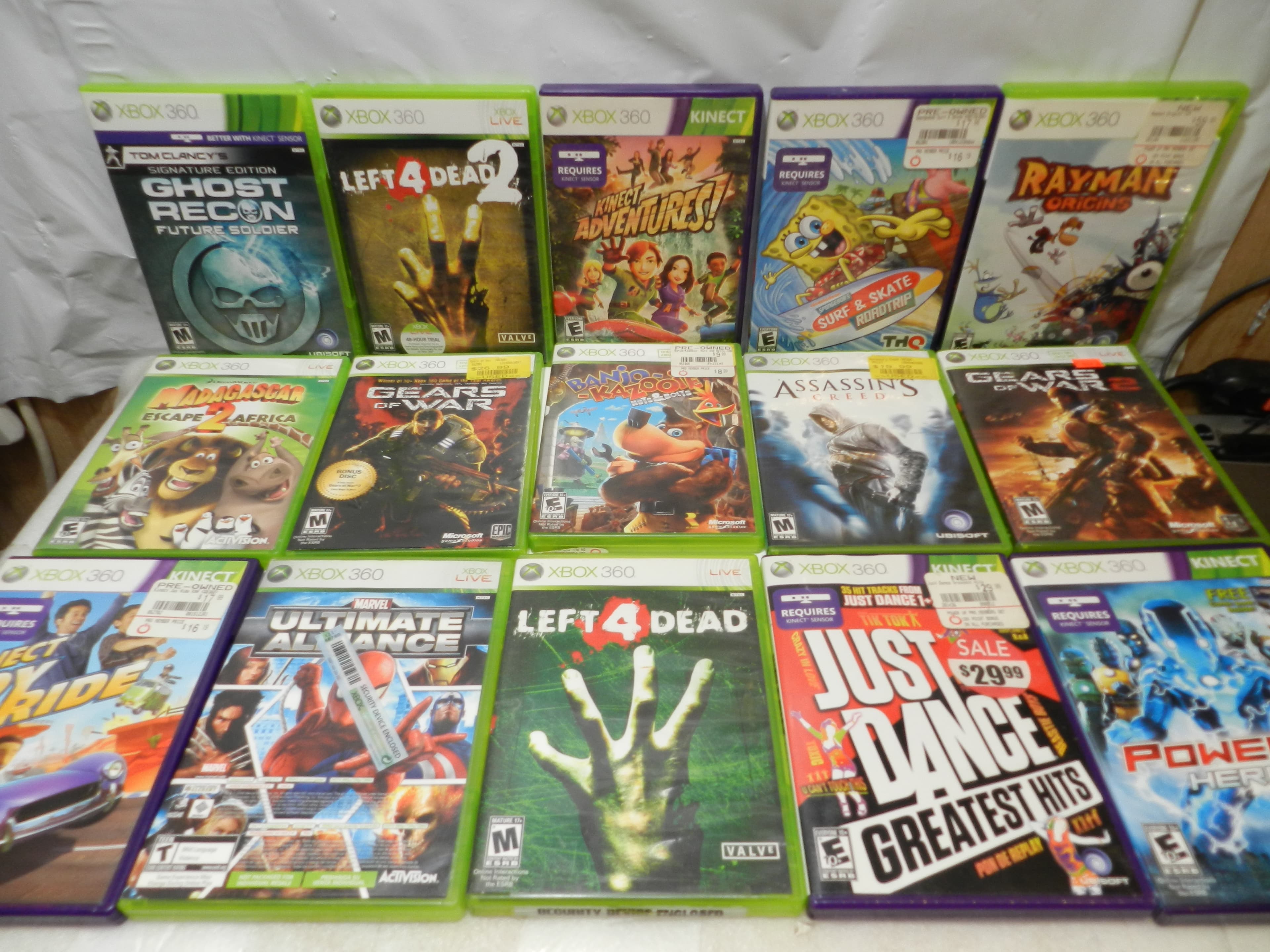 32 XBox 360 Games Call Duty Rayman Gears War Plant Zombies Banjo & more (O70M) - Thumbnail 3