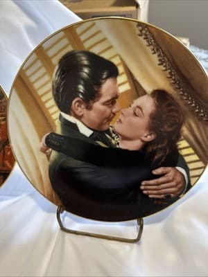 Gone with the Wind Collector's Plate Set Of 3- Numbered - Thumbnail 2