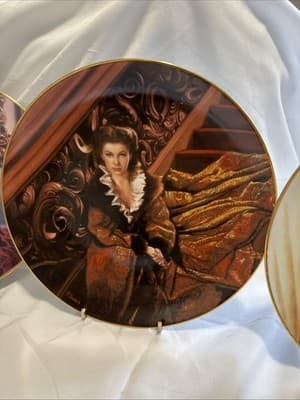 Gone with the Wind Collector's Plate Set Of 3- Numbered - Thumbnail 3