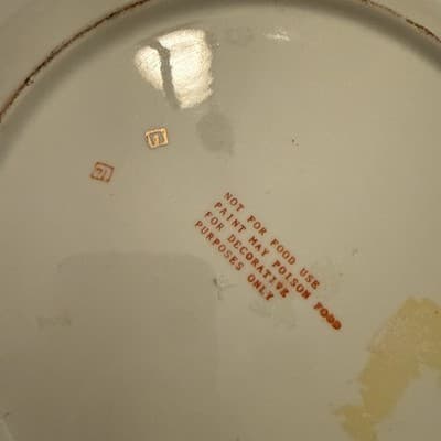 Chinese Famille Rose Raised Enamel Decorative Plate-10''-Green Pink Gold-Phoenix - Thumbnail 4