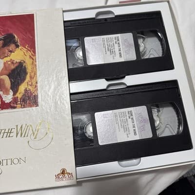 Gone With the Wind (VHS, 1990, 2-Tape Set, Deluxe Edition) New Sealed - Thumbnail 2