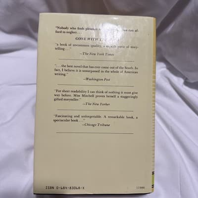 Gone With The Wind Margaret Mitchell 1964 HC Reprint of 1936 First Edition Book - Thumbnail 3