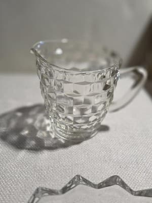 Vintage Fostoria American Clear Glass 4 Pc Lot Compote Bowl Cup 3 Toe Dish - Thumbnail 3