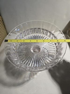 Vintage Indiana Glass Windsor Clear 9.5 Pedestal Compote Fruit Candy Bowl - Thumbnail 3