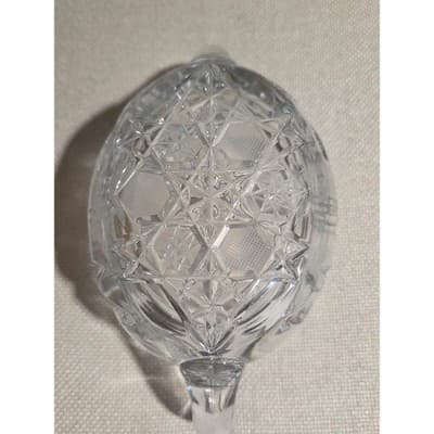 Antique Pairpoint Glass Murillo Sugar Bowl & Creamer c.1915 Floral ABP Crystal - Thumbnail 8