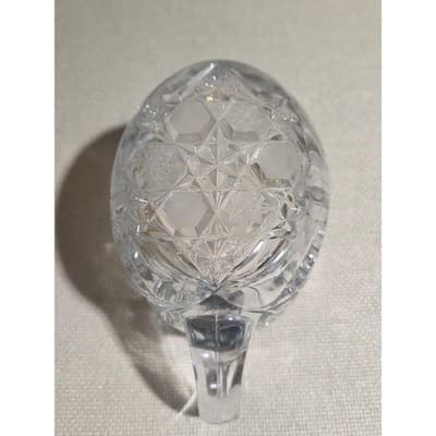 Antique Pairpoint Glass Murillo Sugar Bowl & Creamer c.1915 Floral ABP Crystal - Thumbnail 4