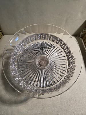 Vintage Indiana Glass Windsor Clear 9.5 Pedestal Compote Fruit Candy Bowl - Thumbnail 5