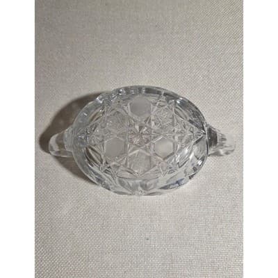 Antique Pairpoint Glass Murillo Sugar Bowl & Creamer c.1915 Floral ABP Crystal - Thumbnail 9