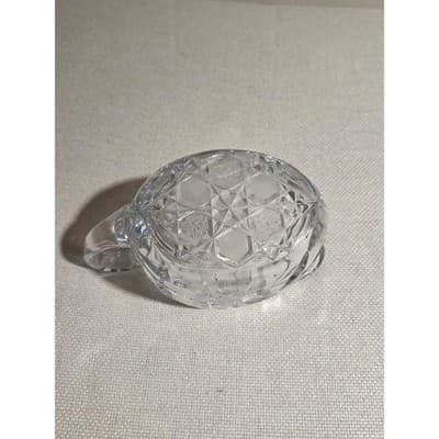 Antique Pairpoint Glass Murillo Sugar Bowl & Creamer c.1915 Floral ABP Crystal - Thumbnail 5