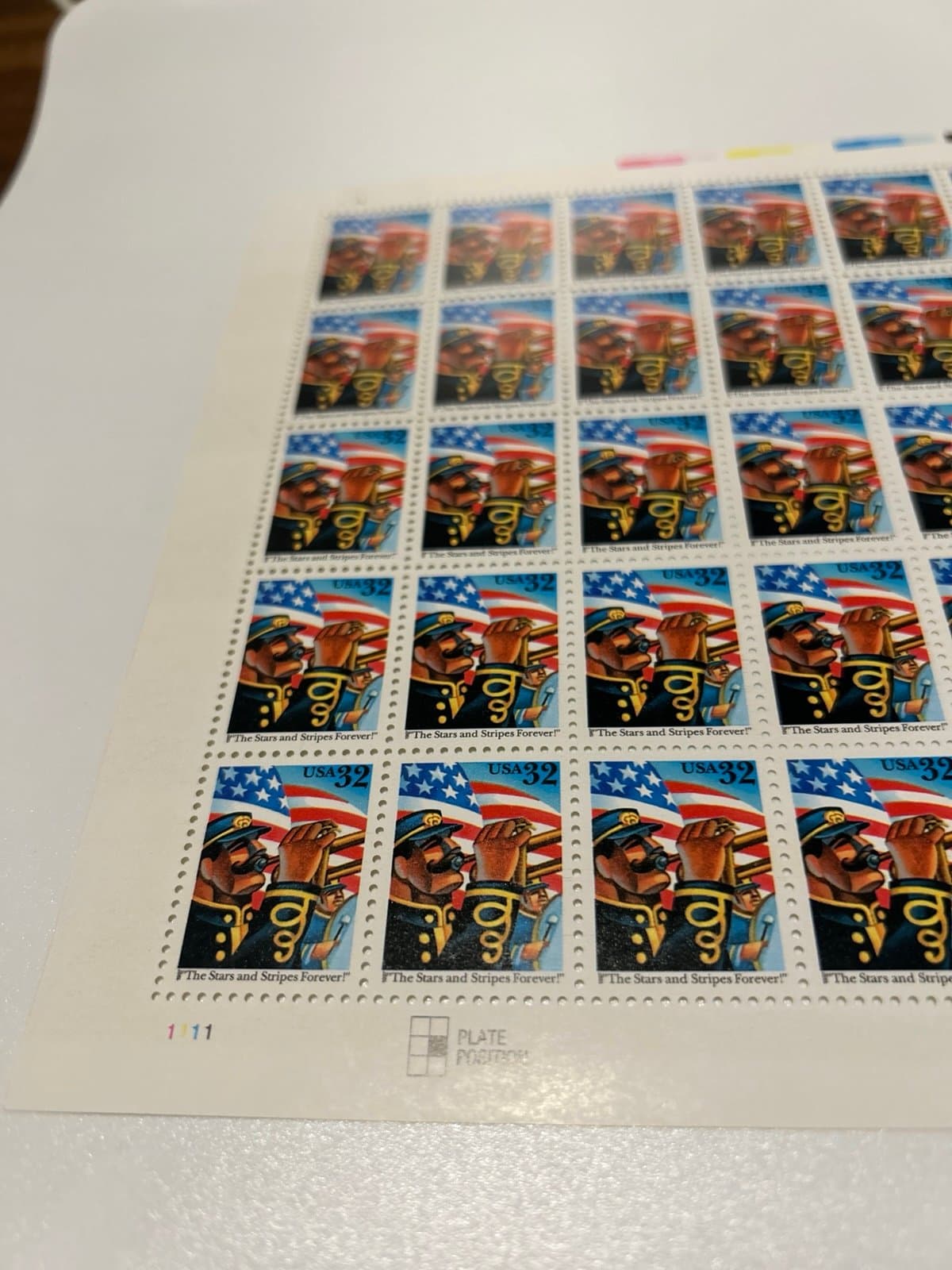 Scott STARS & STRIPES FOREVER Sheet of 50 US 32¢ Stamps - Thumbnail 3