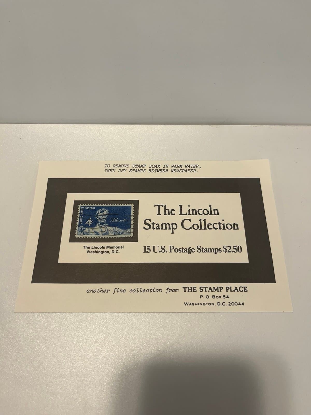 Abraham Lincoln Commemorative Stamp