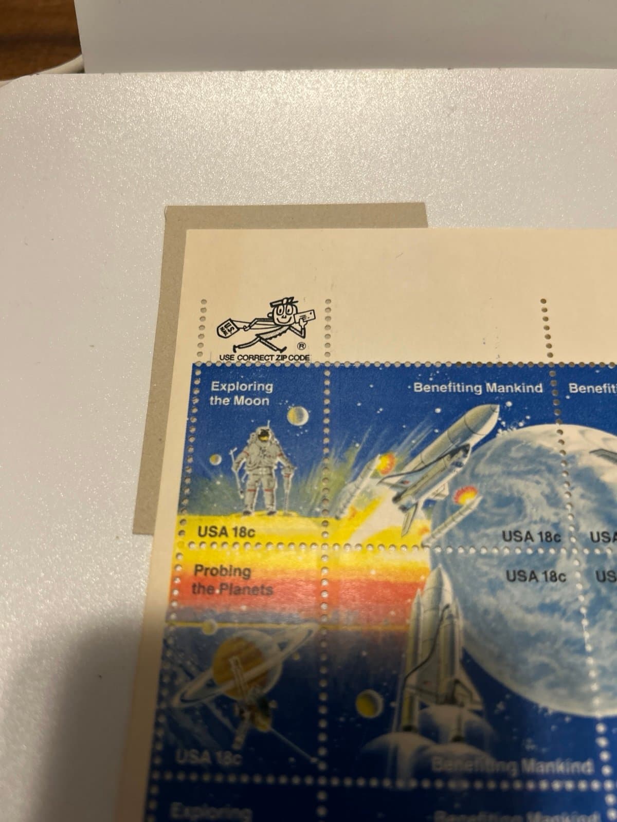Scott Space Achievement Sheet of 48 18¢ Stamps (1981) - Thumbnail 3