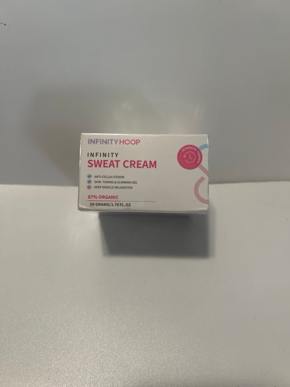 Infinity Hoop Sweat Cream Skin Toning Anti-Cellulite 50 Grams 1.76 oz