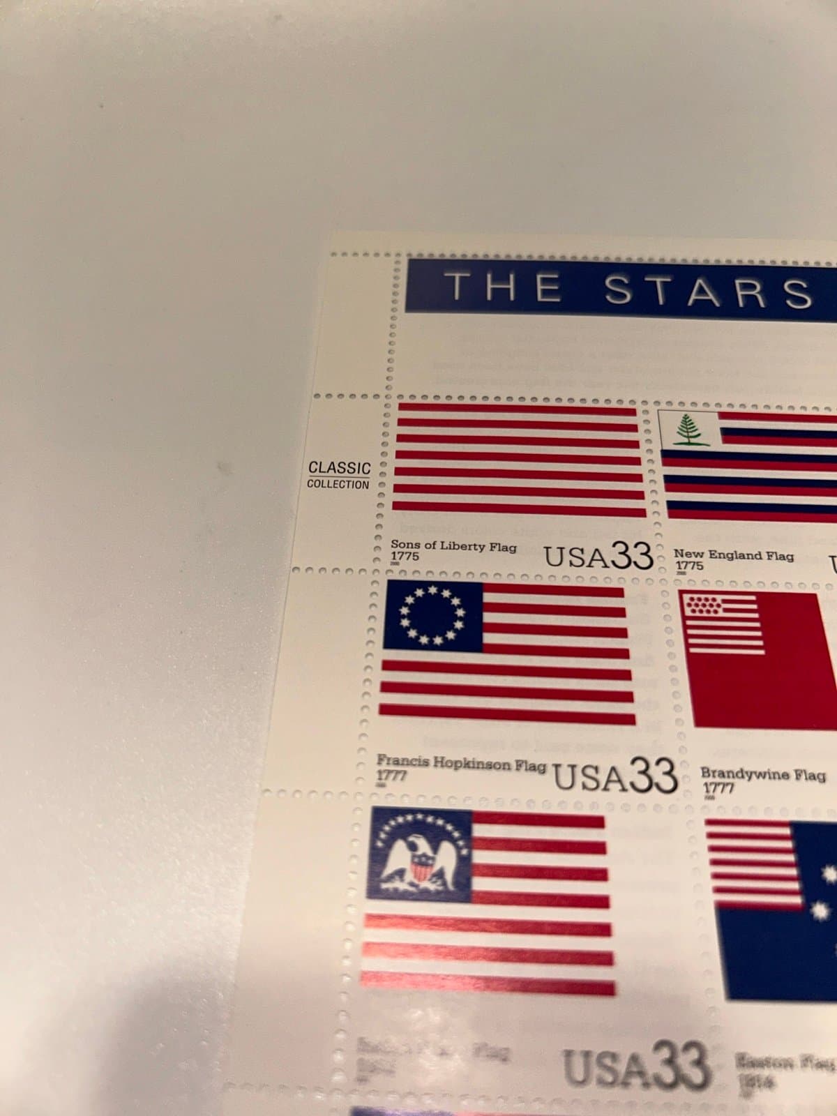 #3403, THE STARS AND STRIPES US Stamp Sheet of 20 - Thumbnail 3