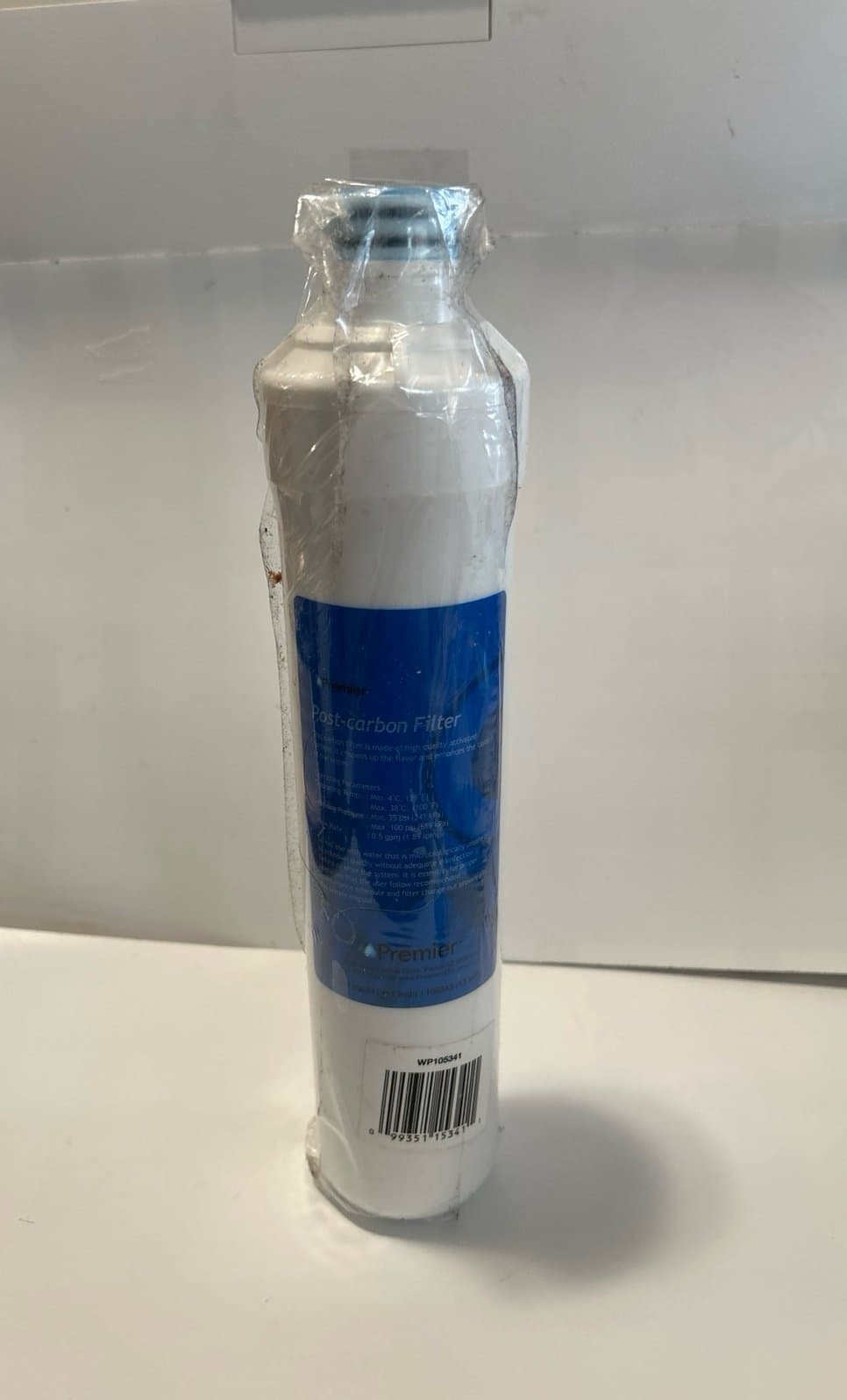 Watts Premier Post-Carbon Water Filter WP105341 Blue