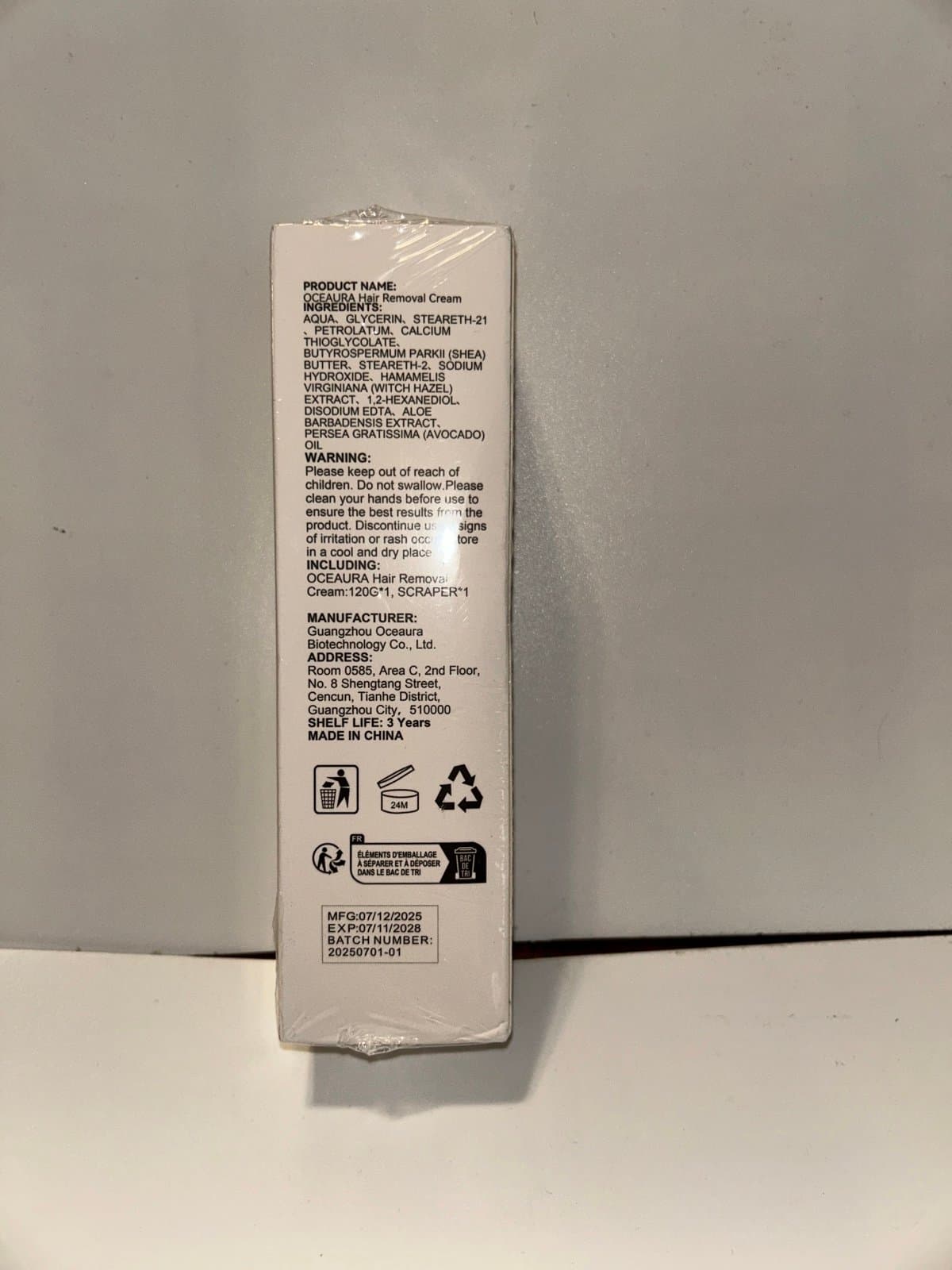 OceAura Body Hair Removal Cream, Gentle Body Hair Removal Hand Hair Leg Hair Cle - Thumbnail 2