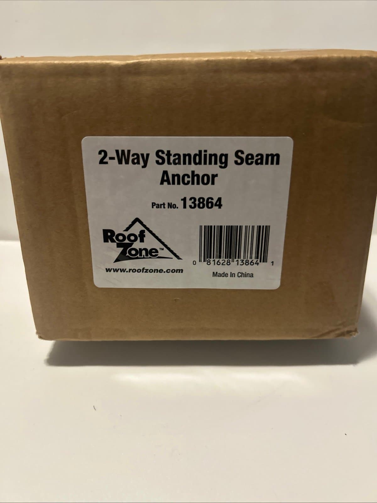 Roof Zone 2-Way Standing Seam Anchor Clamp Tie Down PART No. 13864 New