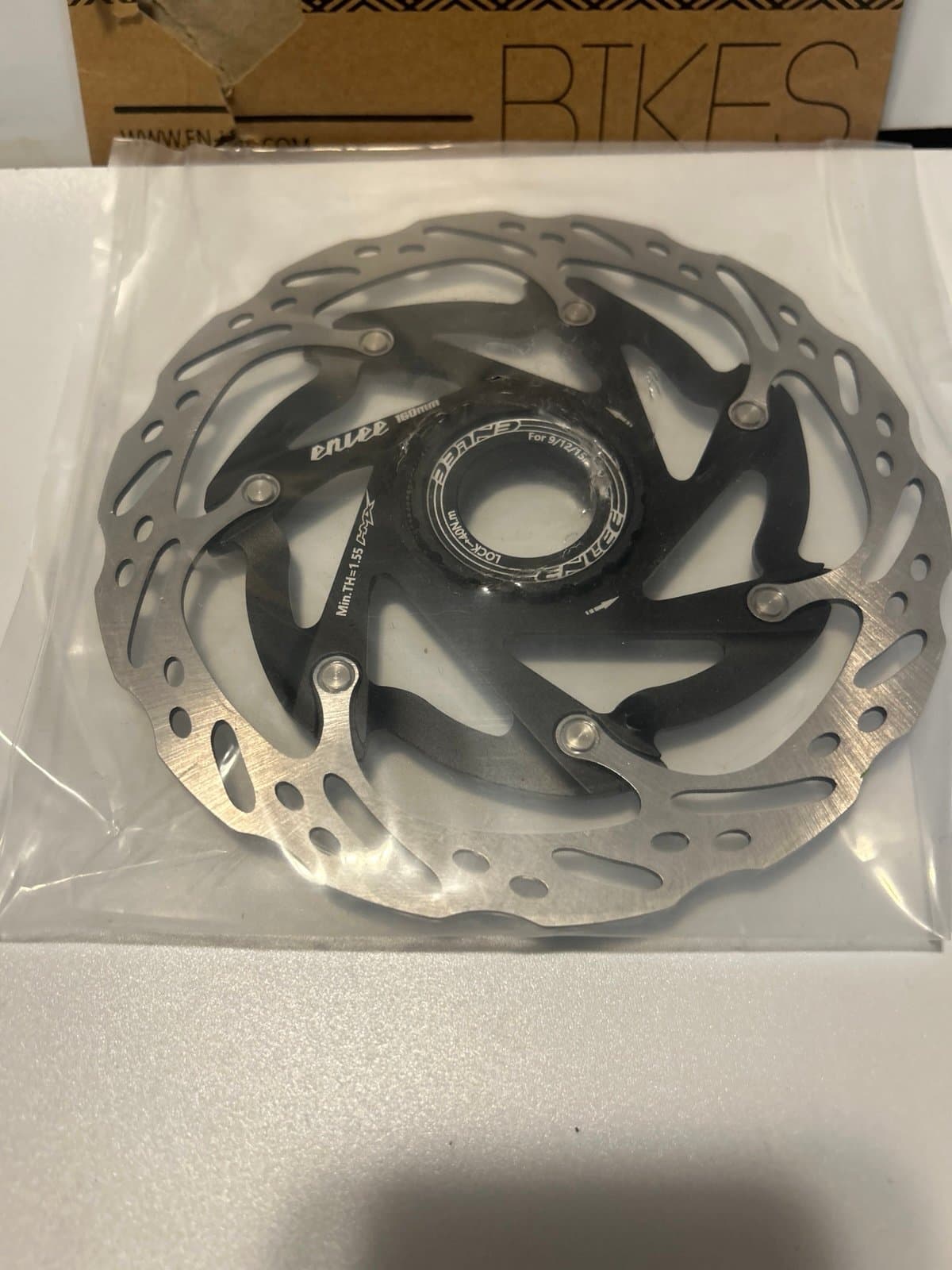 Enlee 160mm center lock disc brake rotor - Thumbnail 2
