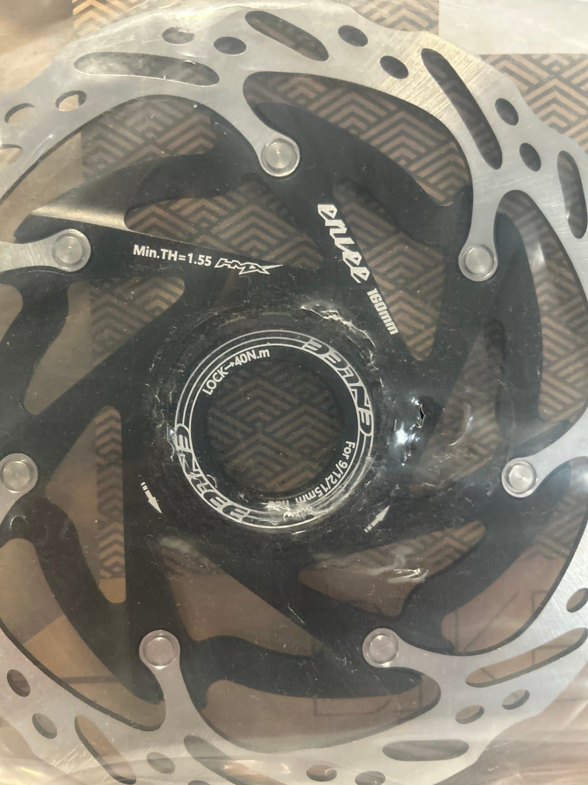 Enlee 160mm center lock disc brake rotor - Thumbnail 3