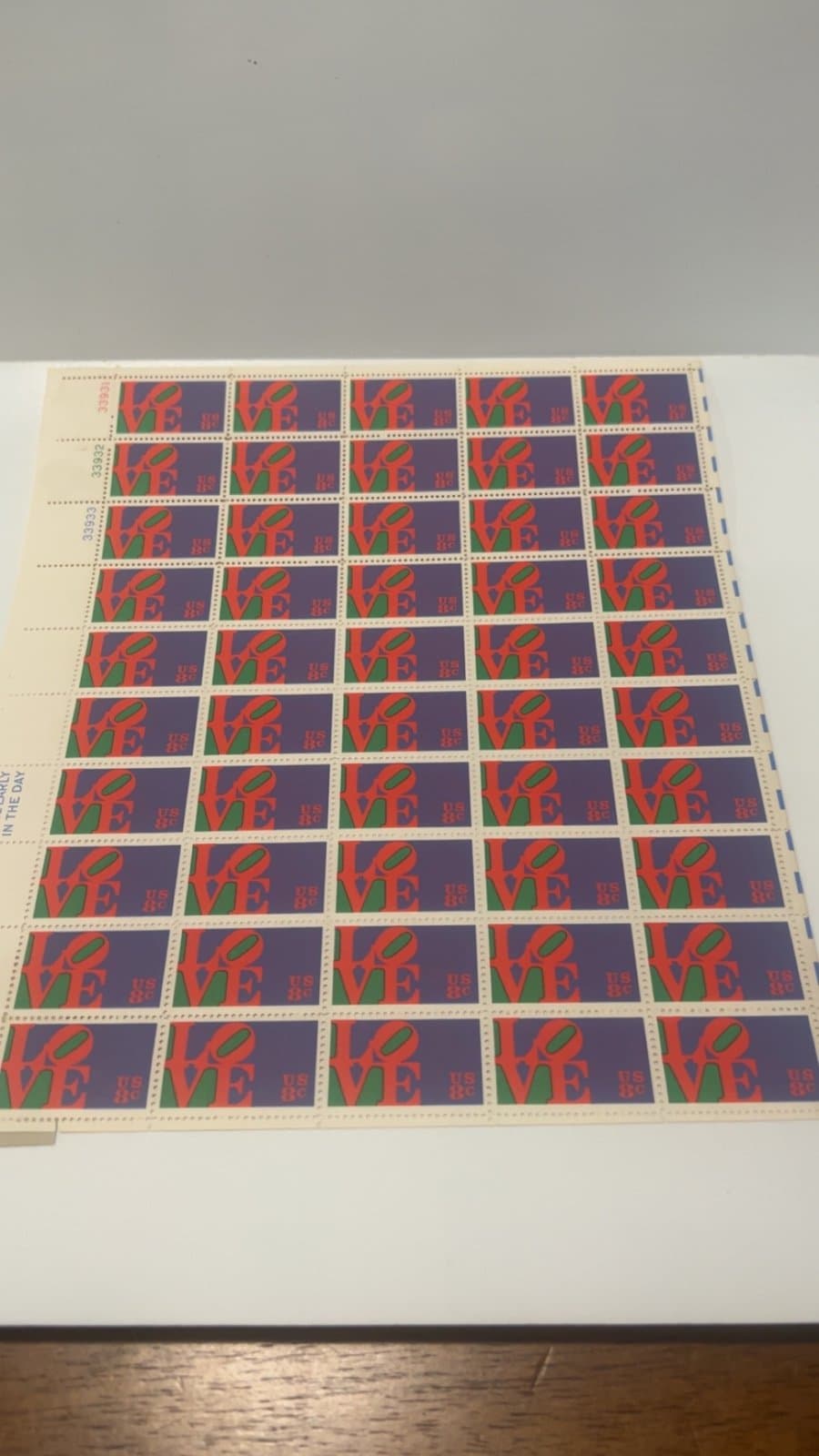 Scott #1475 LOVE Sheet of 50 8¢ Stamps (1973)