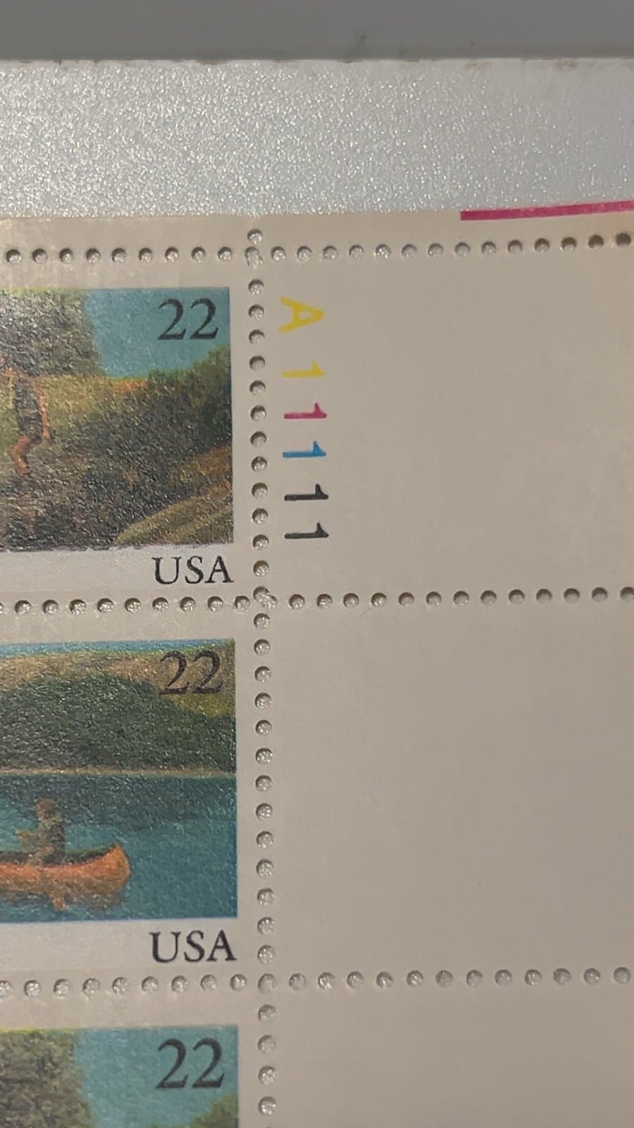 Scott #2160-63 International Youth Year Sheet of 50 22¢ Stamps (1985) - Thumbnail 4