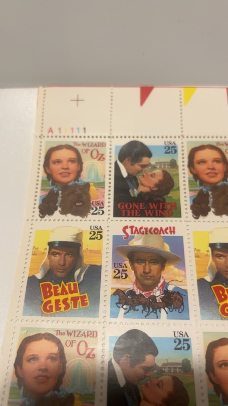 25c Classic Hollywood Films Stamps: Gone With the Wind, Stagecoach, Wizard of Oz - Thumbnail 2