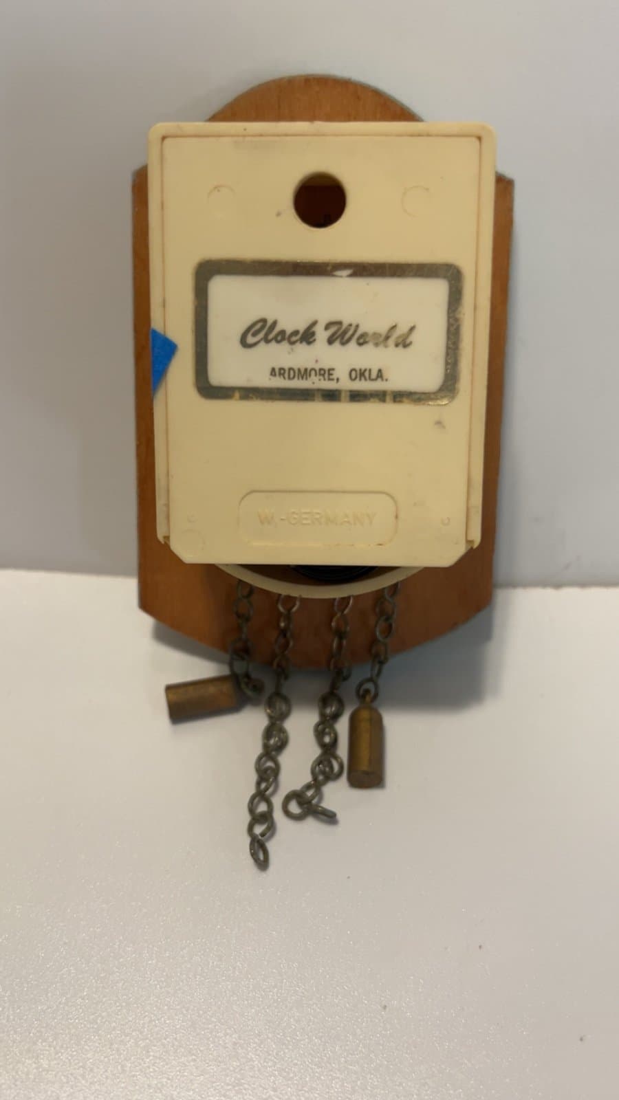 Vintage Mini Cuckoo Clock Made West Germany Dutch Revolving Windmill - Thumbnail 3