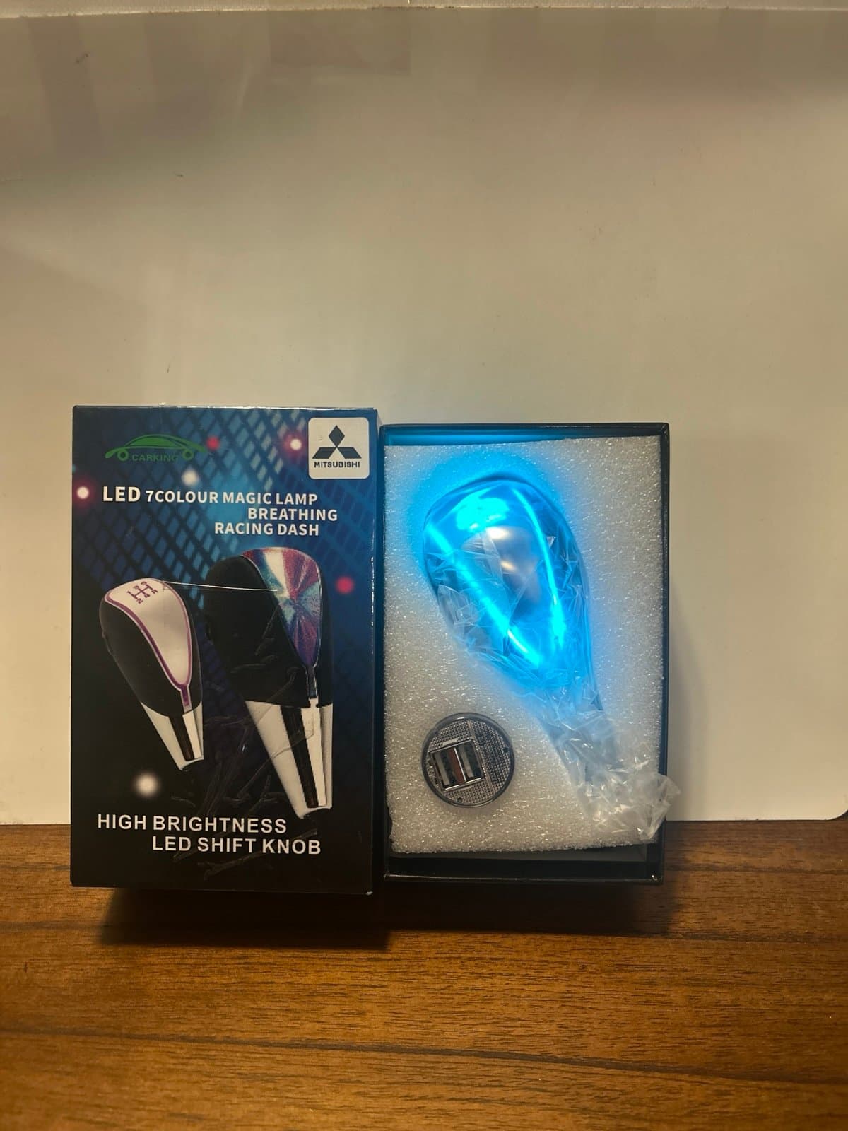 MITSUBISHI Led Light Multi Color Touch Activated Sensor Manual Gear Shift Knob - Thumbnail 2