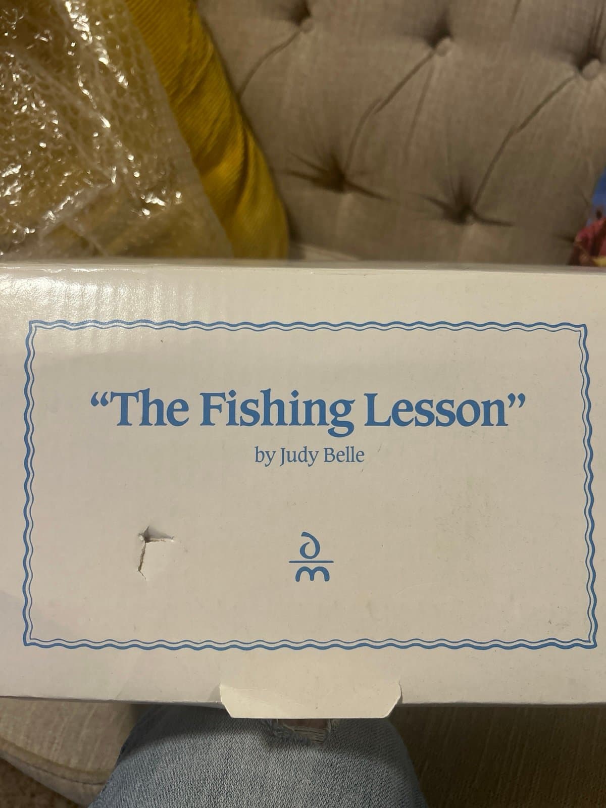 The Fishing Lesson by Judy Belle a Danbury Mint Collection - Thumbnail 5