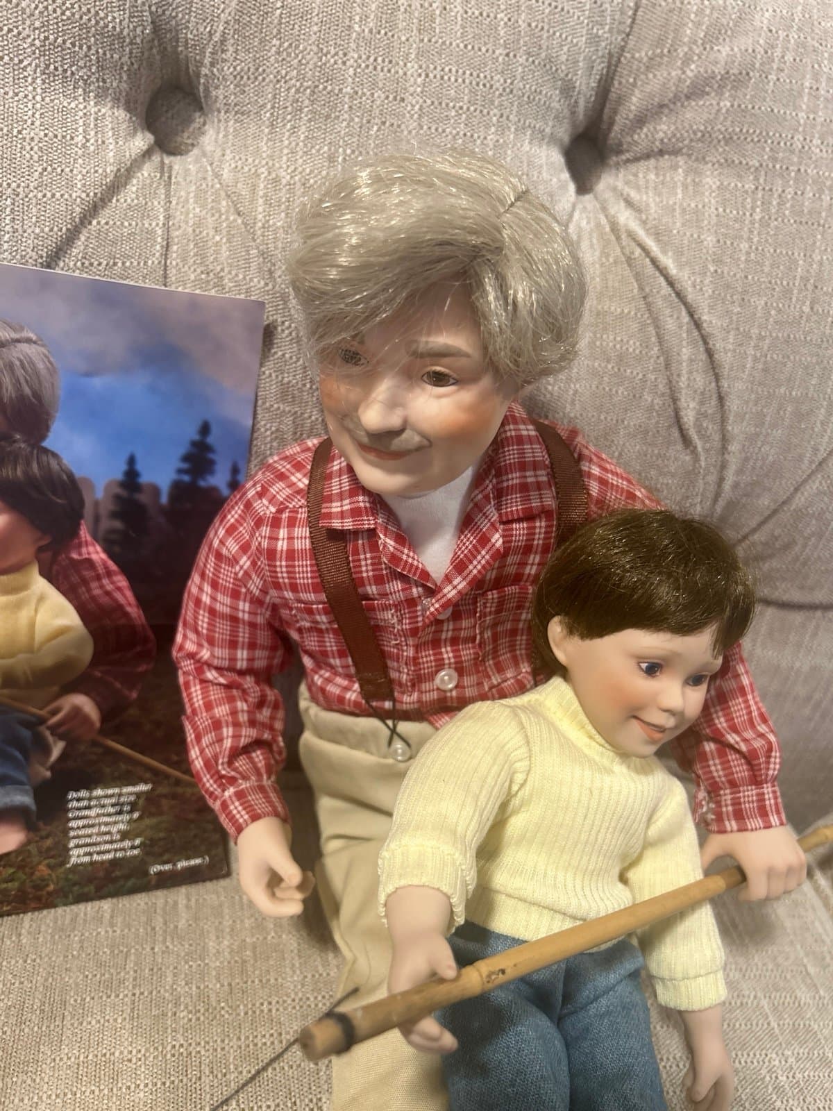 The Fishing Lesson by Judy Belle a Danbury Mint Collection - Thumbnail 3