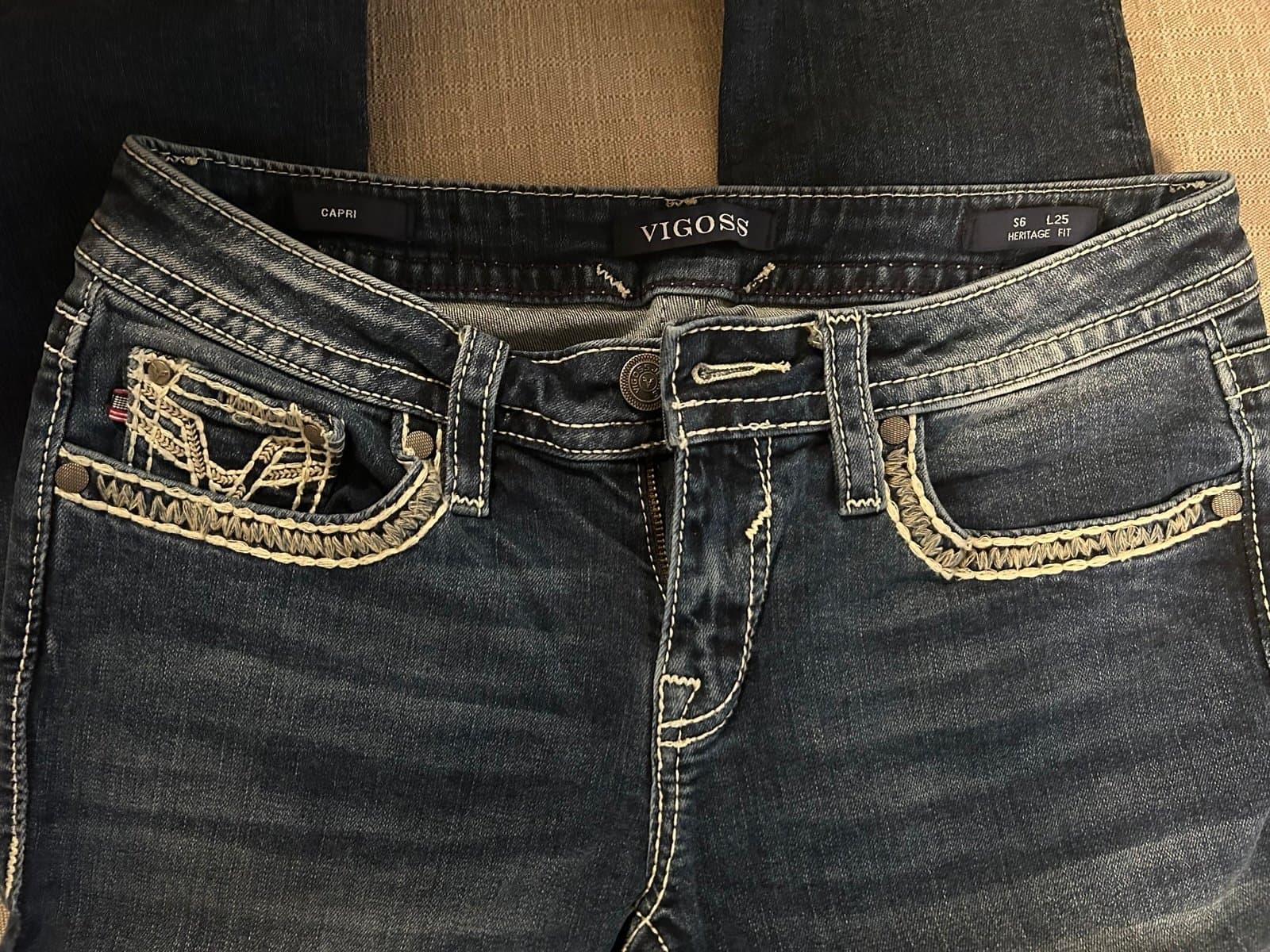 Vigoss women’s jeans size 6 Capri - Thumbnail 4