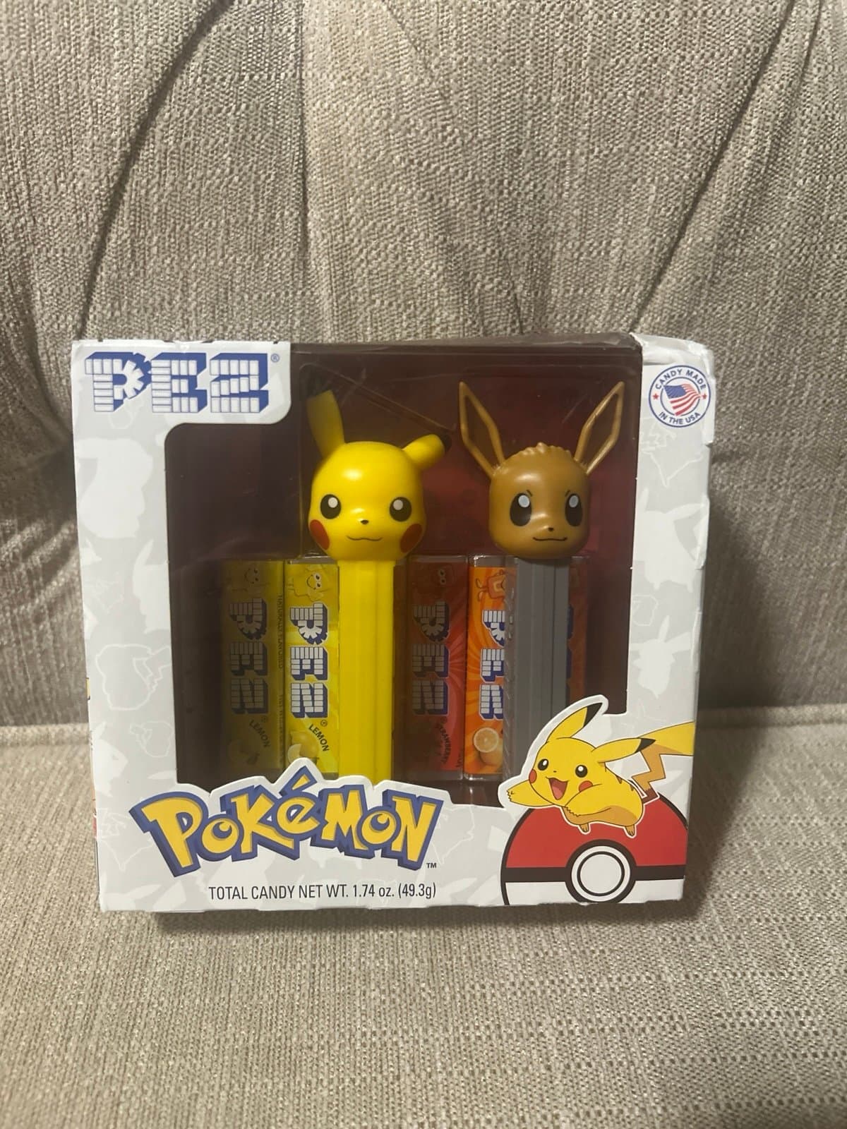 Pokémon Pez Dispenser. Pikachu & Eevee New In Box. 2020 PEZ Candy, Inc.