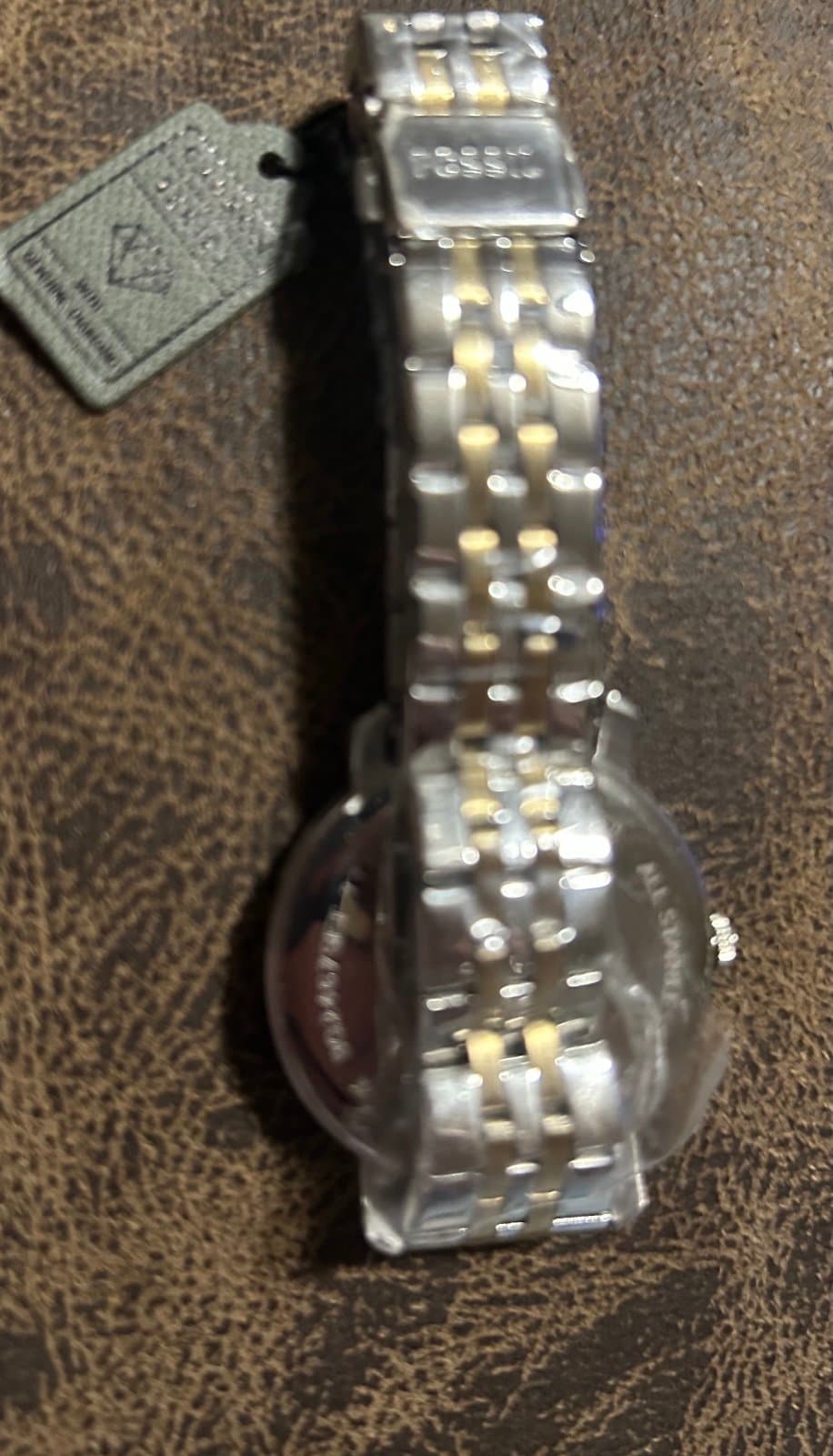 Ladies Fossil Watch and Crystal Necklace - Thumbnail 5